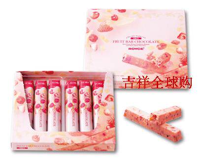Japan Royce Chocolate FRUIT BAR Chocolate Strawberry Sakura Chocolate Plutter Almond Stick
