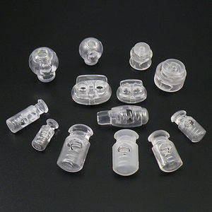 
Plastic transparent spring button button down jacket rope buckle strap elastic adjustment clip trouser legs elastic tightening buckle