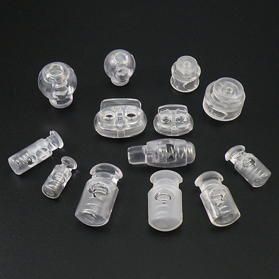 
Plastic transparent spring button button down jacket rope buckle strap elastic adjustment clip trouser legs elastic tightening buckle