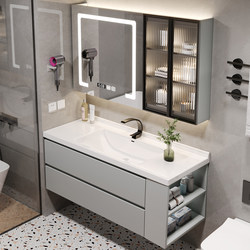 Honeycomb Aluminum Smart 304 Stainless Steel Bathroom Cabinet Set Washbasin Cabinet Vanity Set