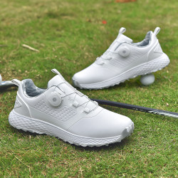 Guoogul Golf Shoes Casual Sports Shoes for Men and Women Outdoor Waterproof Non-Slip Men's Shoes Rotating Buckle Women's Shoes