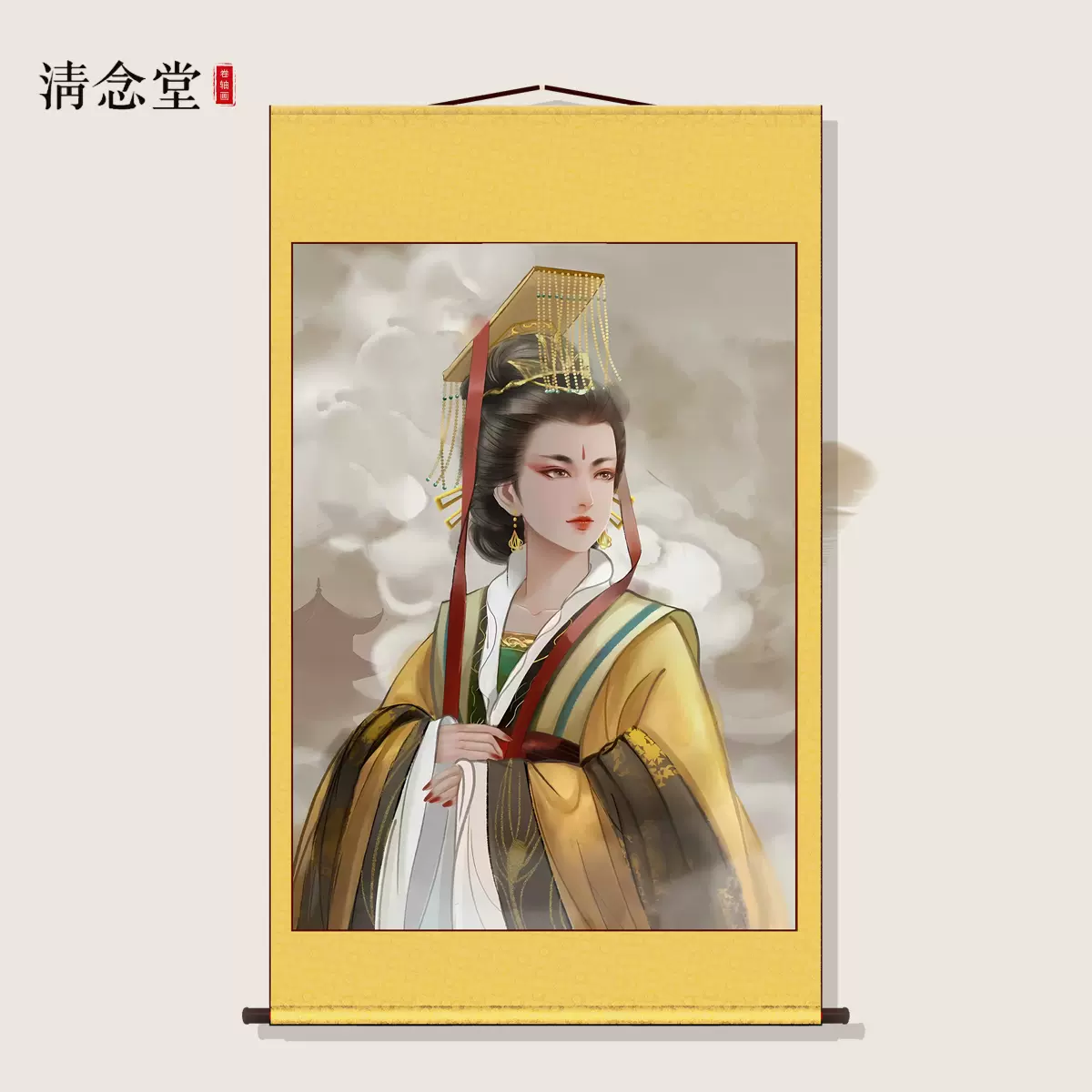 真作/観風/範宴/太子告命/慈鎮/長老/人物/大幅/布袋屋掛軸HK-108 真作/観風/範宴/太子告命/慈鎮/長老/人物/大幅/布袋屋掛軸
