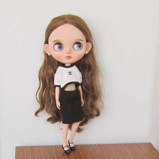 Little cloth doll Blythe doll cloth OB24 OB26 AZONE LICCA Barbaber 19 joint baby clothes