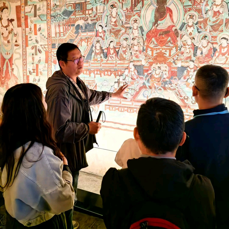 敦煌旅游 莫高窟陈列中心人工讲解荣志国团队 敦煌一日游 24H接站