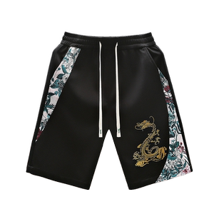 Chinese style shorts Men's summer thin loose men's pentacar pants men's national tide brand handsome sports casual pants
