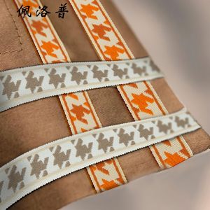 
Export European curtains, lace gauze curtains, heads, clothing, furniture, lamps, decoration width 32mm, houndstooth narrow band