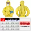 Quần áo bảo hộ Weihujia 2300 một mảnh chống bụi axit và kiềm phun sơn thí nghiệm hóa học quần áo bảo hộ hóa học quần áo bảo hộ lao động 