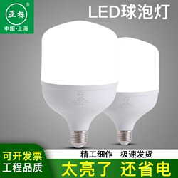 Asian Standard Led Light Bulb Energy-Saving Lamp E27 Screw Base Household Bulb Outdoor Waterproof Workshop Construction Site Factory Indoor Lighting