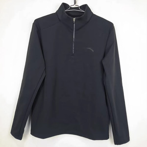 
ANTA Light and Warm T丨Fleece long-sleeved T-shirt men's winter warm half-zip stand-up collar top 152617403