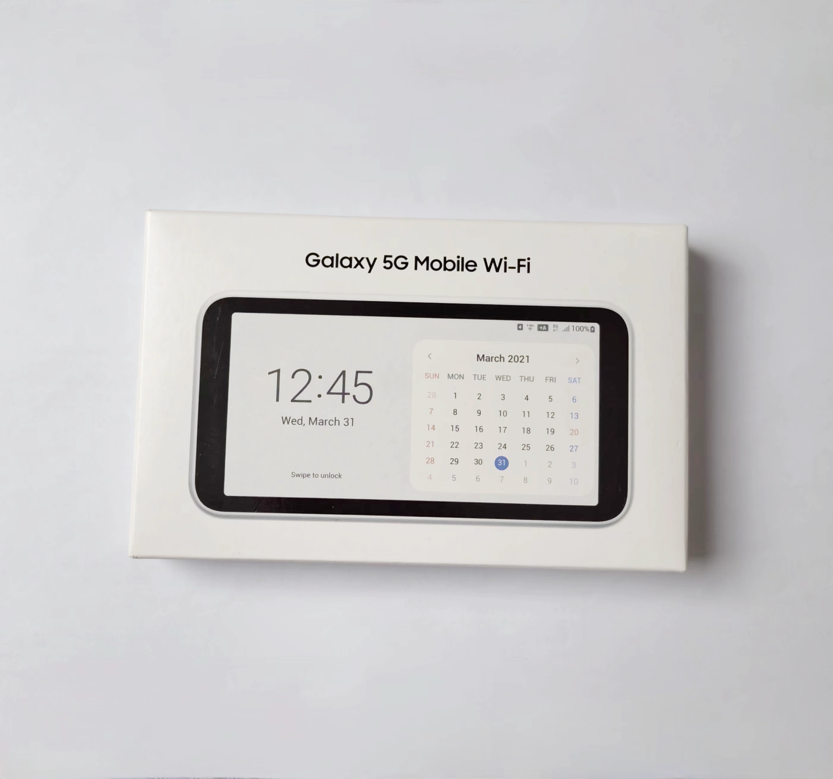 三星Galaxy 5G Mobile Wi-Fi SCR01 5g 4g无线路由器随身WiFi mif 