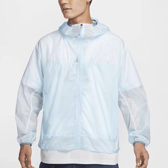 
NIKE Nike Men's ACG Sunproof Windproof and Water Repellent Skin Clothing Lightweight Hooded Jacket DB0979-474