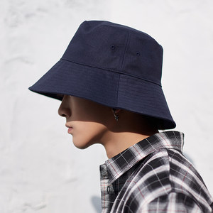 Men's large hat brim UV fisherman's hat trendy brand big head hat autumn and winter sun protection hat sun hat sun hat sun hat