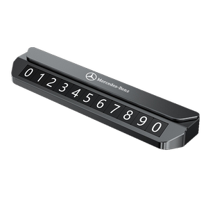 Automobile temporary parking number plate, car mobile phone number staying, men and women moved license plate high -end alloy hidden parking plates
