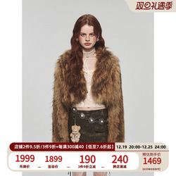 1jinn Studio Autumn And Winter Warm And Powerful 100% Raccoon Fur Short Thickened New Warm Jacket