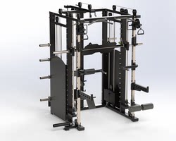 Smith Machine Commercial Comprehensive Training Equipment Set Multi-Functional Gantry Fitness Home Squat Bench Press Combination