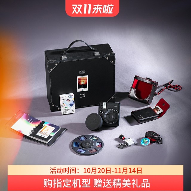 Fujifilm Fuji Instax Polaroid mini99 camera one-time imaging flagship burly streamer gift box
