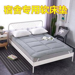 Bedroom 0.9m Single Student Dormitory Bed Folding Feather Velvet Mattress Pad Quilt 90cm 1.62m