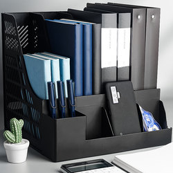Bookshelf Desktop Book Stand A4 File Storage Box Folder Book Stand File Rack Document Organizer File Holder Office Desk Supplies Collection File Shelf File Holder