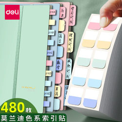 Effective Indicator Labels, 5-Color Index Tabs, Multi-Color Convenient Labels, Colorful Classification Paper, Document Filing Markers, Eye-Catching Identification Index Stickers, Student Bookmarks, Planner Stickers