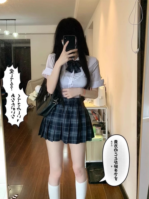 New hot girl waist-hugging sexy short-sleeved shirt Japanese pure desire jk uniform versatile white shirt women