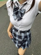 New hot girl waist-hugging sexy short-sleeved shirt Japanese pure desire jk uniform versatile white shirt women