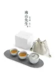 bình trà thủy tinh có lọc Ông Nanshan Cánh Sen Nhanh Cốc Du Lịch Đơn Giản Trà Bộ Cá Nhân Chuyên Dụng Ngoài Trời Di Động Kung Fu Trà Bộ Ly bộ ấm trà cối xay Trà sứ