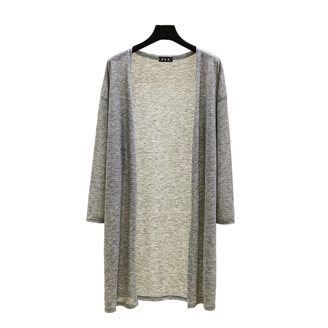 Loose Crew Neck Sun Protection Top Air Conditioning Cardigan