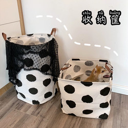 Dirty Clothes Basket, Dirty Clothes Storage Bin, Household Dirty Clothes Basket, Cotton and Linen Dirty Clothes Basket, Miscellaneous Items Toy Bucket, Laundry Basket, Foldable