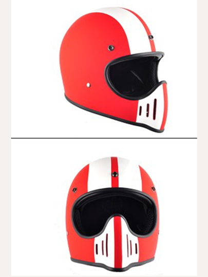 Thompson MT02 フルフェイスヘルメット - レトロスタイル安全ヘルメット