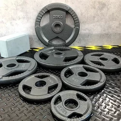Painted Barbell Large Hole Weight Plates 1.25kg 5 7.5 10 20kg Rocker Arm Weight Plates Small Hole Dumbbell Plates