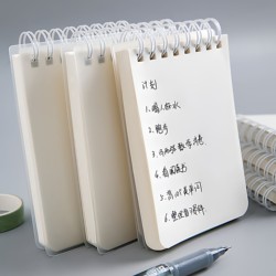 A7 Small Notebook, Flip-Up, Portable, Easy to Carry, Small Mini Lined Grid Student Notepad, Pocket-Sized Simple