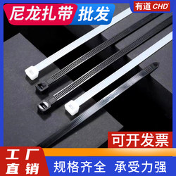 Self-Locking Nylon Cable Ties, Plastic Binding Straps, High-Strength Cable Ties, Buckle-Type Wire Tensioners, Large Size
