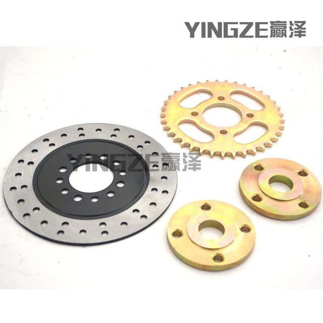 Modify the three -wheel drifting car four -wheel steel pipe kart accessories brake disc brake plate chain chain fixed seat
