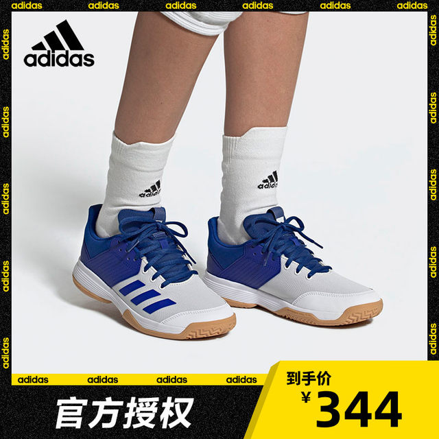 Adidas Adidas badminton shoes for men and women shock-absorbing and anti-slip indoor sports professional net volleyball training shoes