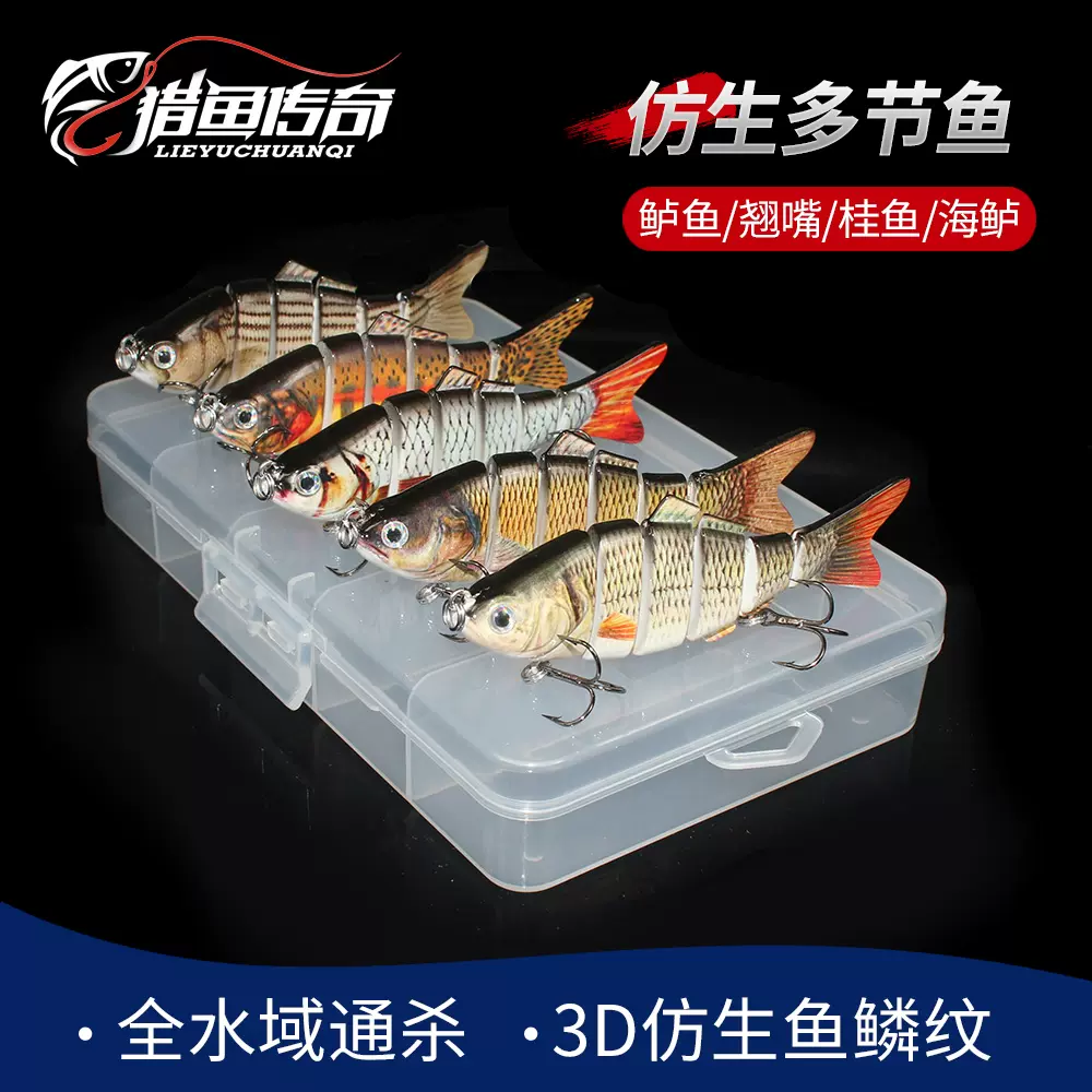 远投仿生鱼饵海钓硬饵路亚套装海水淡水垂钓黑鱼翘