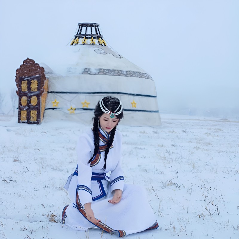 冬季呼伦贝尔大草原5天4晚私家小团 骑马草原狼滑雪内蒙古旅游