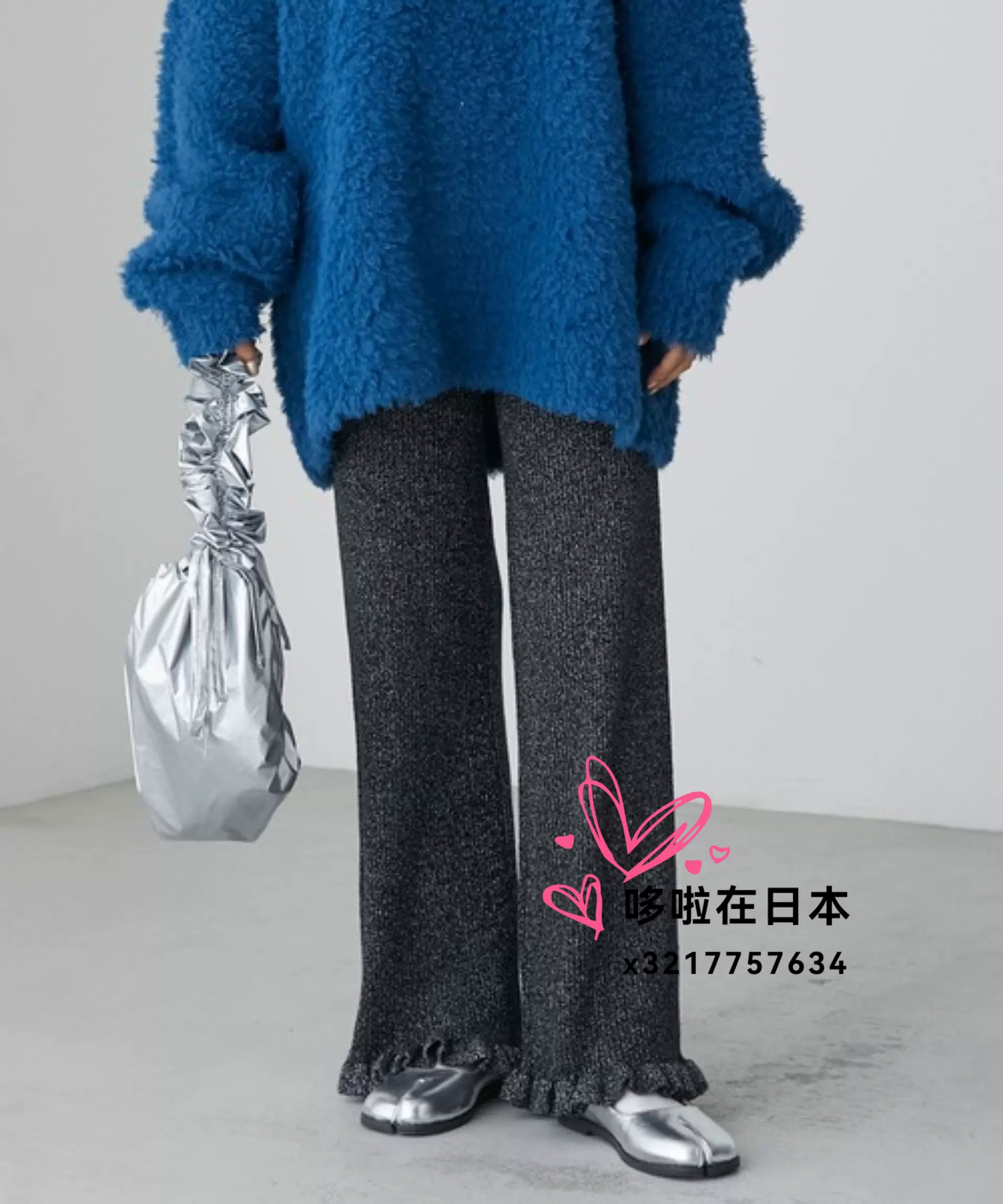 パンツ eaphi WOOL BELTED PANTS (size1) パンツ eaphi WOOL BELTED