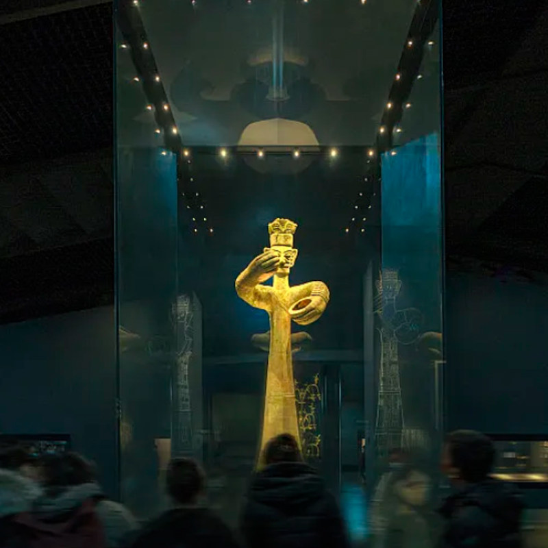 夜游蓝眼泪◆8人团成都熊猫谷三星堆都江堰青城山跟团一日游纯玩