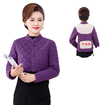 
Middle-aged and elderly German velvet back protector long sleeve warm plus velvet
