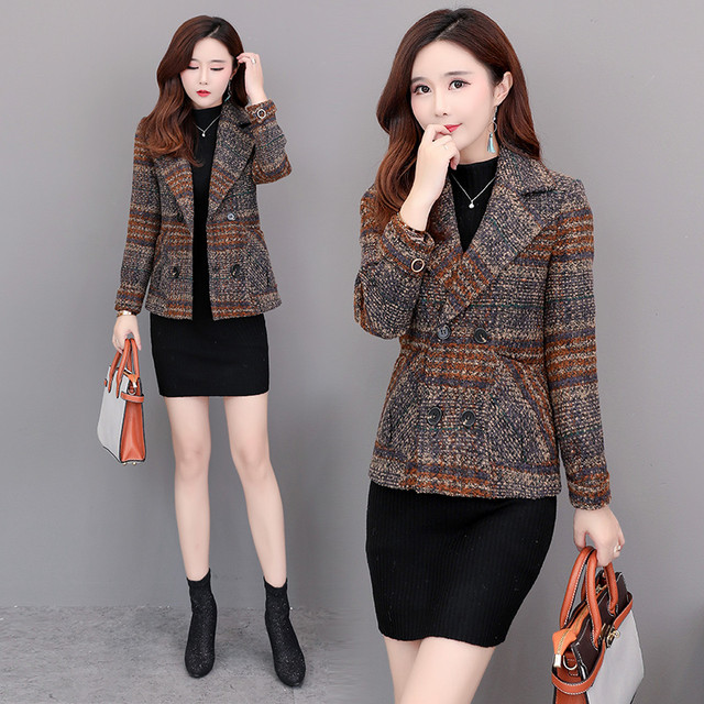 Woolen Spring Coat Spring and Autumn Woolen Coat for Women, Short Style, 2024 New Spring ...