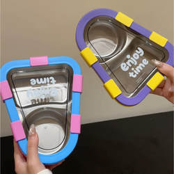 304 Stainless Steel Lunch Box for Office Workers to Bring Their Meals, Compartmentalized Lunch Box, Student-Style Divided Insulated Lunch Box