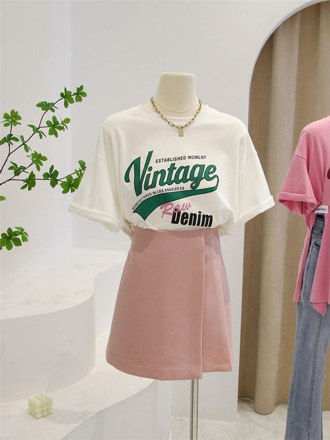 Design Sense Niche Clothes Chic White Loose Short-sleeved T-shirt For Women