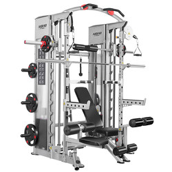 Multi-Functional Smith Machine for Home Use, Comprehensive Training Device, Professional Commercial Squat Combination Fitness Equipment