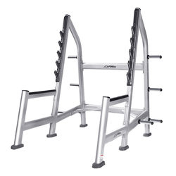 Commercial Free Squat Rack, Professional Barbell Rack, Open Weight Bench, Comprehensive Training Rack, Gym Fitness Equipment