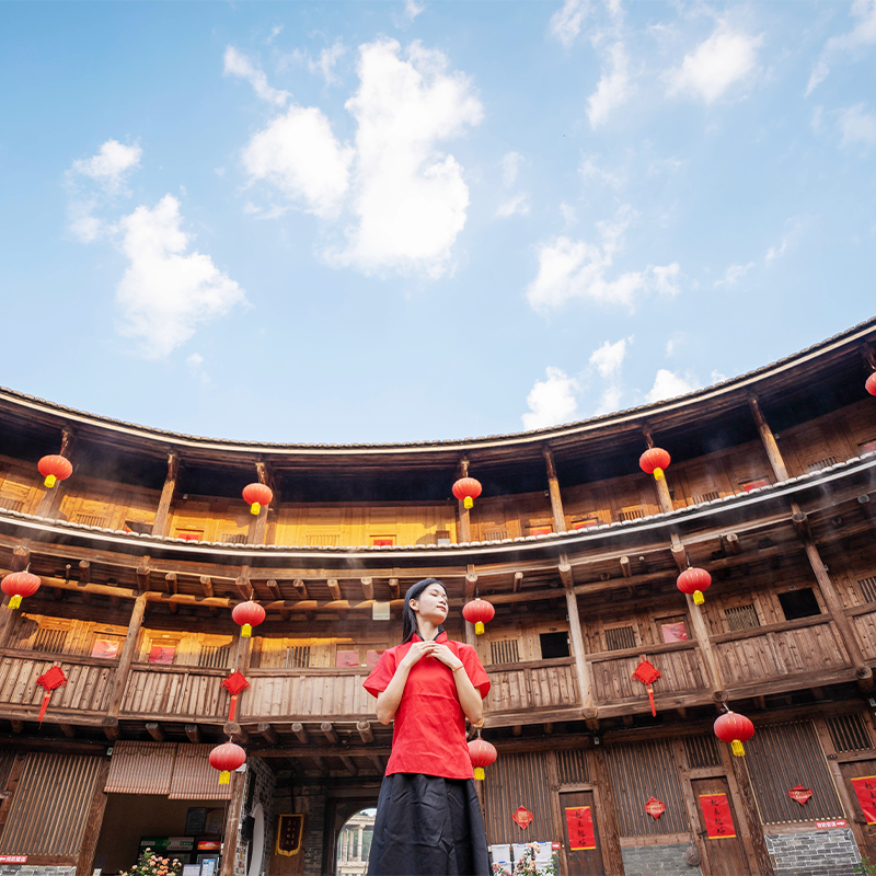 【单双景区大小团可选】南靖土楼云水谣景区+永定高北土楼1日游