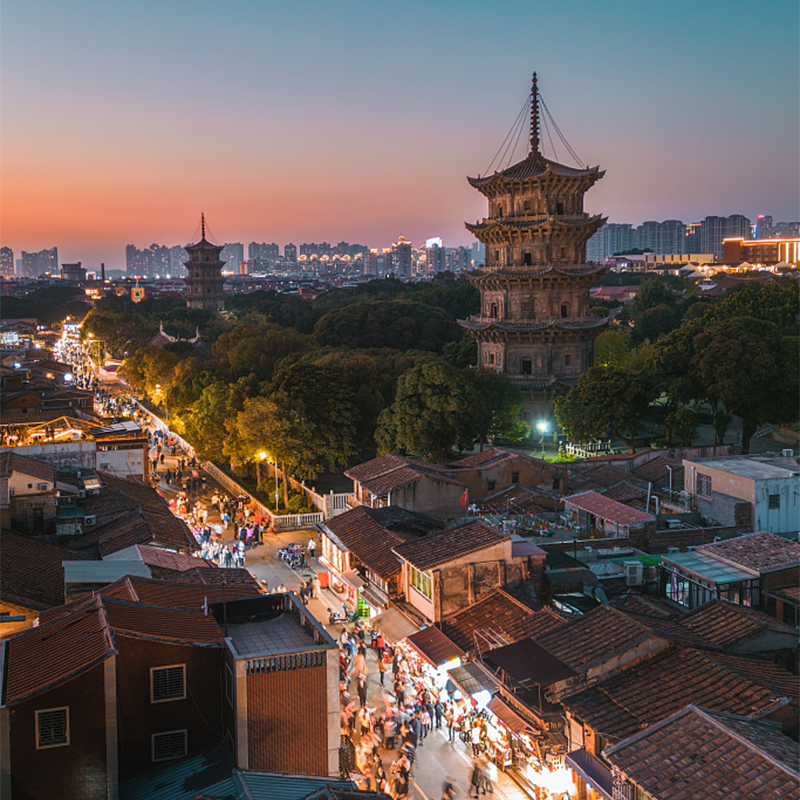 厦门旅游鼓浪屿+赶海抓蟹+泉州簪花纯玩4天3晚15人团0购物跟团游