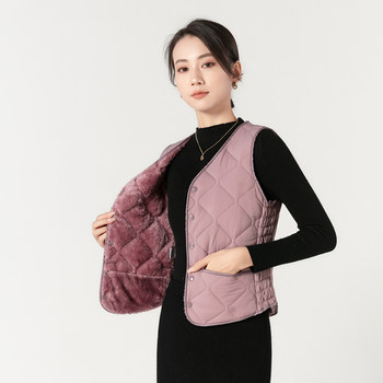 Ladies mother's warm down cotton vest for middle-aged and elderly people