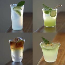 Simple Ultra-Thin Colin Cup Long Drink Cup Bar Cocktail Drink Cup Highball Cup Classic Cup Glass Coffee Cup