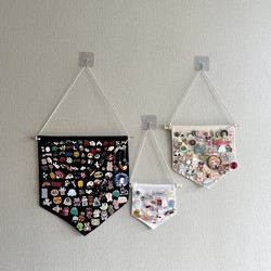 2025 New Style Brooch Badge Medal Storage Cloth Collection Board Display Award School Badge Organizer Storage Box Badge Hanging Cloth