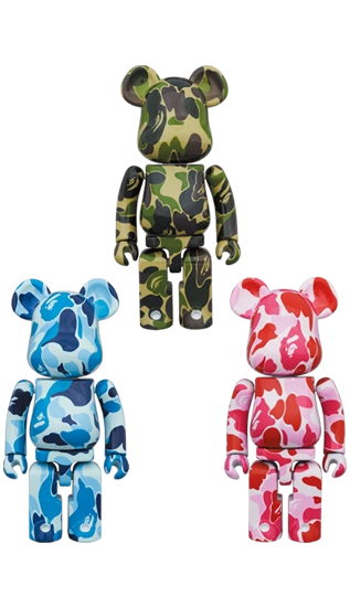 BAPE ABC CAMO BE@RBRICK CHOGOKIN超合金暴力熊手办20AW-Taobao